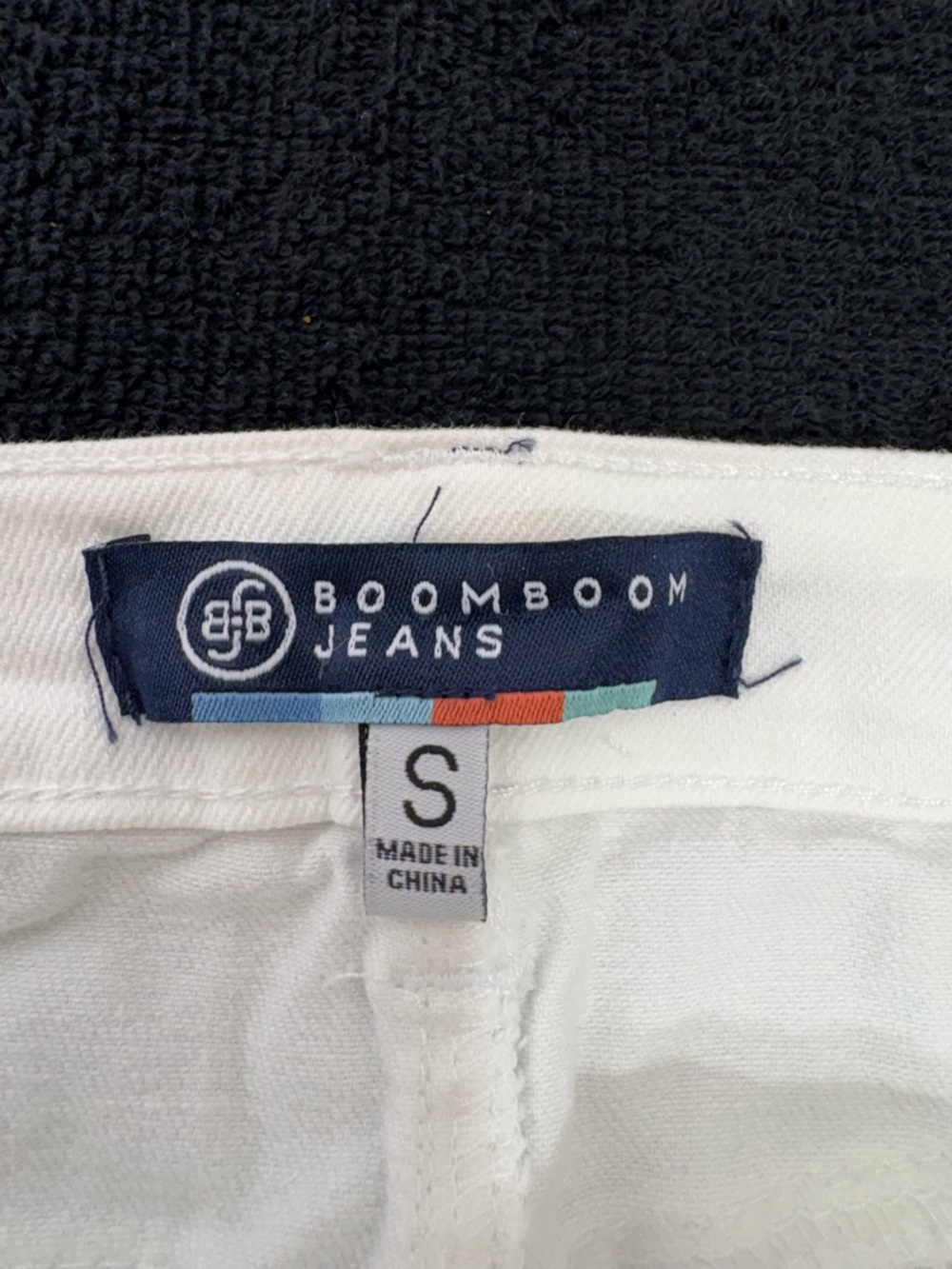 Boom Boom Jeans White Frayed Denim Midi Pencil Skirt 2677 - Picture 3 of 11